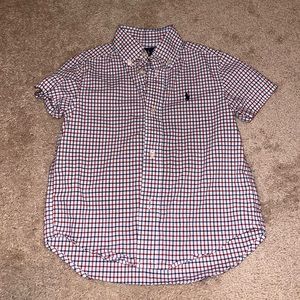 Toddler short sleeve Ralph Lauren button down